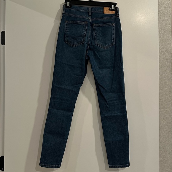 Everlane The Authentic Stretch High-Rise Skinny (Mid-Blue, 26.5” inseam) - Picture 3 of 8